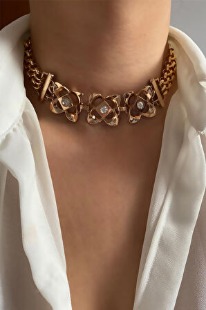 Bronz Choker Kolye