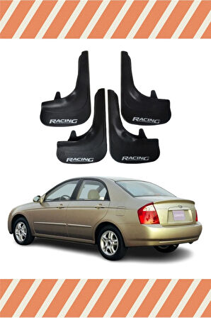 Kia Cerato 2004-2009 Racing yazılı 4’lü tozluk çamurluk paçalık kaliteli ve dayanıklı