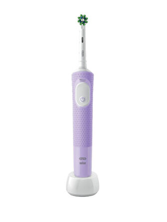 Oral-B D103 Vitality Pro Şarjlı Elektrikli Diş Fırçası, Lila - Sensitive Clean, Yumuşak 4'lü Yedek B