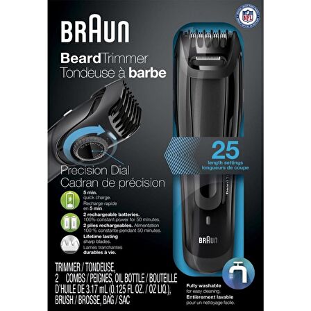 Braun Bt5070 Kablosuz Şarjlı Sakal Hassas Düzeltici Tıraş Makinesi