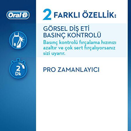 Oral-B Pro 2 2000 Şarjlı Diş Fırçası