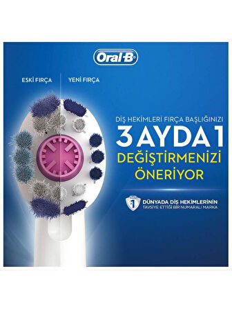 Oral-B Pro 750 3D White Pembe Şarjlı Diş Fırçası