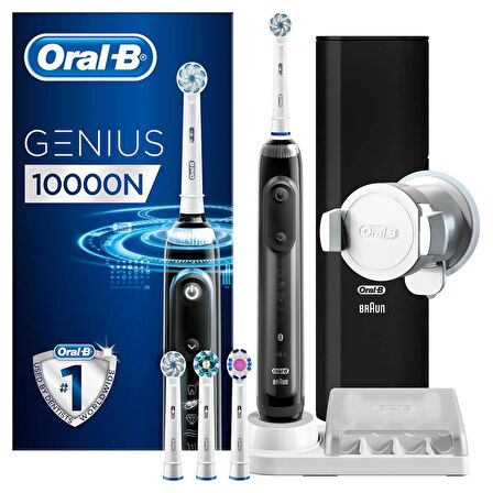 Oral-B Genius Pro 10000 Elektrikli Diş Fırçası Siyah