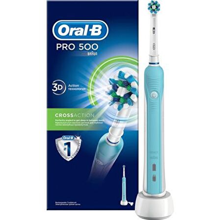 Oral-B Pro 500 Cross Action Şarjlı Diş Fırçası