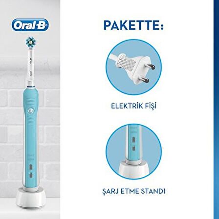 Oral-B Pro 500 Cross Action Şarjlı Diş Fırçası