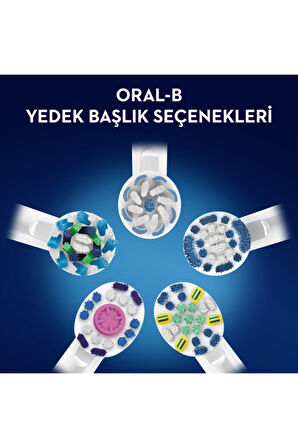 Diş Fırçası Yedek Başlığı Cross Action Siyah 4 Adet
