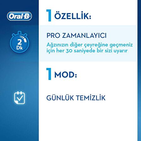Oral-B Pro 1   500  Şarjlı Diş Fırçası Sensi Ultra Thin