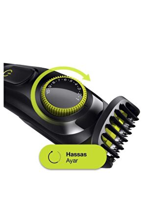 Braun BT 3221 Kablosuz Kuru Saç-Sakal Çok Amaçlı Tıraş Makinesi 