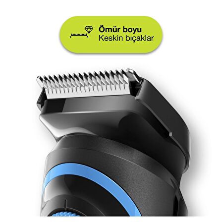 Braun BT 5240 2 Başlıklı Kablosuz Islak/Kuru Saç-Sakal Çok Amaçlı Tıraş Makinesi 