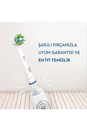 Oral-B Cross Action Cleanmaximizer 8'li Şarjlı Diş Fırçası Yedeği