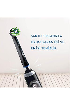 Oral-B Cross Action Cleanmaximizer 4'lü Şarjlı Diş Fırçası Yedeği