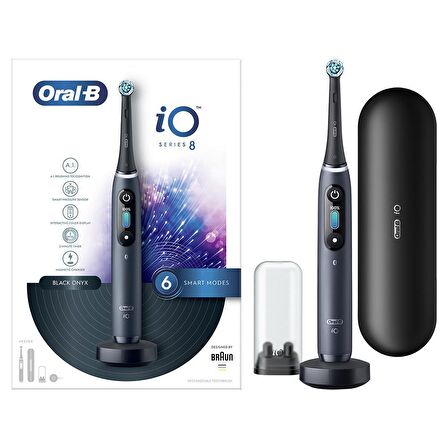 Oral-B iO 8 Şarjlı Diş Fırçası - Siyah