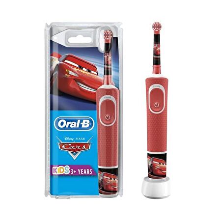 Oral-B Vitality D100 Şarj Edilebilir Cars Çocuk  Diş Fırçası