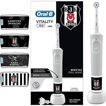 Oral-B Sensi Ultra Thin Beşiktaş Özel Serisi Şarjlı Diş Fırçası