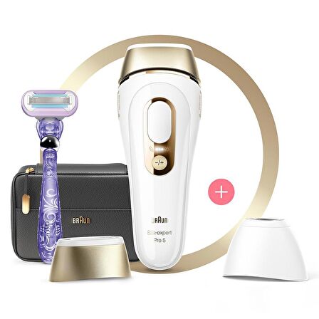 Braun Silk Expert Pro 5 PL5147 IPL Epilasyon + Tasarım Çanta 