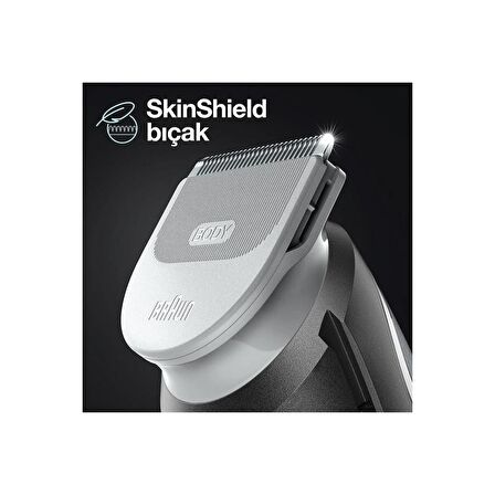 Braun Bodygroomer 3 Bg3340 Skinshield Teknolojisi, 3 Ek Parçalı Vücut Bakım Seti