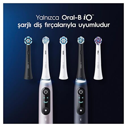 Oral-B iO Ultimate Clean Siyah Diş Fırçası Yedek Başlığı 6 Adet