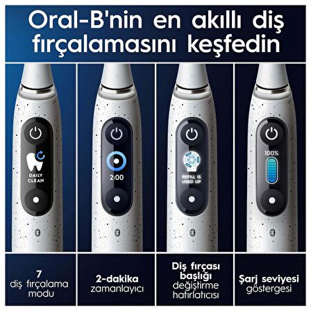 Oral-B iO 10 Şarjlı Diş Fırçası - Stardust Beyaz