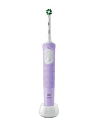 Oral-B D103 Vitality Pro Cross Action Şarjlı Elektrikli Diş Fırçası Siyah-Lila, Diş Macunu 50ml Avan