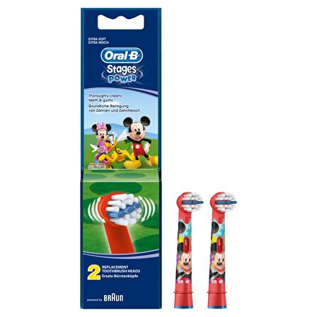 Oral-B Stages Power 2'li Çocuk Pilli Diş Fırçası Yedeği