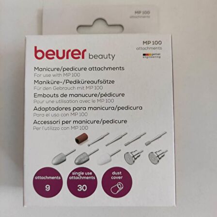 BEURER MP 100 MANİKÜR/PEDİKÜR YEDEK SETİ