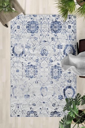 Kaymaz Taban Yıkanabilir Halı – Mutfak, Salon, Yatak Odası için Modern Dijital Baskı Halı (SLNHAL137