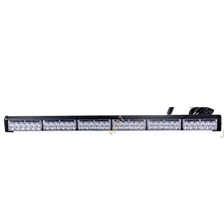 OTO KURTARICI + İŞ MAKİNASI ÇAKAR LAMBA 32 LED 90X4 CM SARI 5 FON