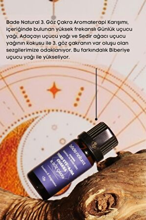 Bade Natural 3. Göz Çakra Aromaterapi Karışımı 10 ml