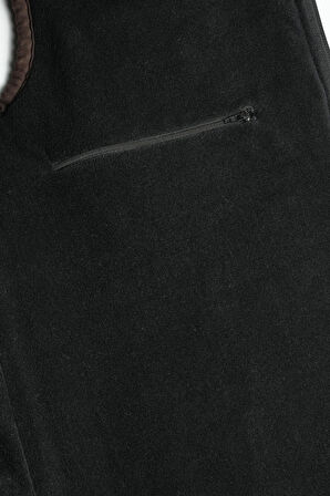 Siyah Biyeli Kapitone Yelek