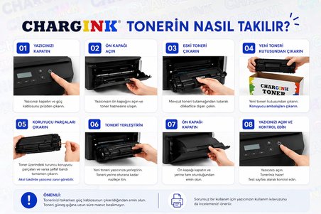 Hp CF540A-541A-542A-543A/CRG054/CRG067 4 Renk Takım Muadil Toner Hp Color Laserjet Pro M254/MFP M280/MFP
