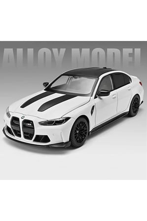 BMW M4 Diecast Model Araba Sesli Işıklı Açılan Kapılar BMW M4 CSL Model Araba