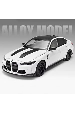 BMW M4 Diecast Model Araba Sesli Işıklı Açılan Kapılar BMW M4 CSL Model Araba