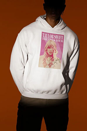 Unisex The Eras Tour Şarkıcı Taylor Swift Baskılı Oversize Hoodie
