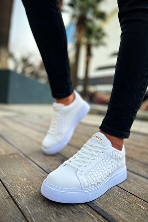 CH203 OBT Maglieria Erkek Ayakkabı BEYAZ