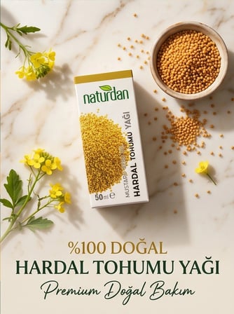 12 Adet - Sarı Hardal Tohumu Yağı 50 Ml
