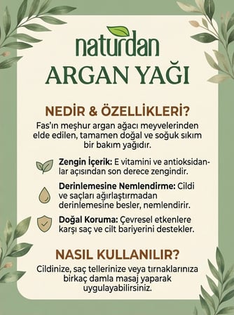 3 Adet - Argan(Argan Oil) Yağı 20 Ml