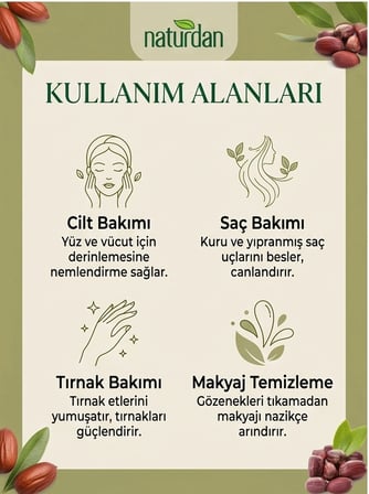 3 Adet - Jojoba(Jojoba Oil) Yağı 20 ml