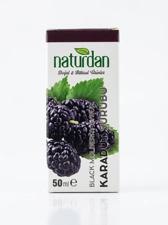 6 Adet - Naturdan Karadut Şurubu 50 Ml