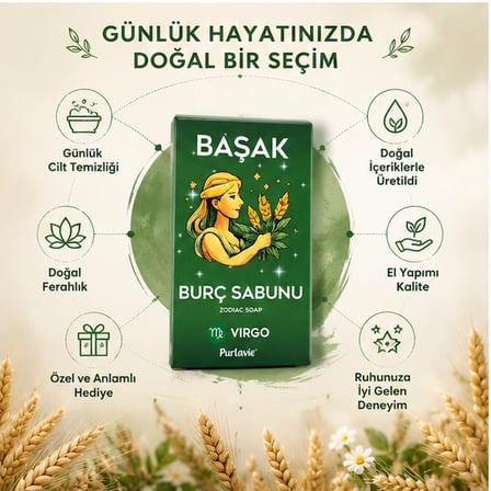 Başak sabunu-100g Doğal El Yapımı-9 adet