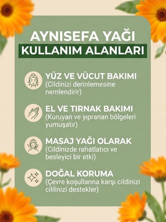 6 Adet - Aynısefa Yağı-20 Ml (Calendula Oil)