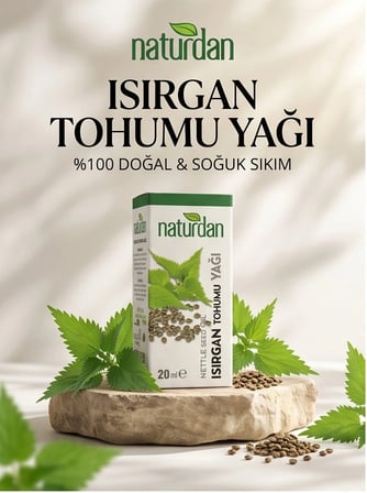 9 Adet - Isırgan Tohumu(Nettle Seed Oil) Yağı 20 Ml
