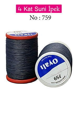 Oyalı 4 Kat Suni İpek İplik İğne Oyası Boncuk İpi Tığ Oyası No:759