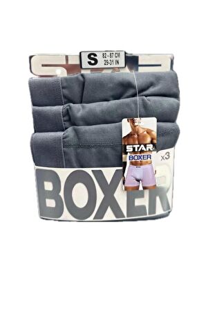 STAR 3 LÜ ERKEK JAKAR KEMER LYCRALI BOXER 