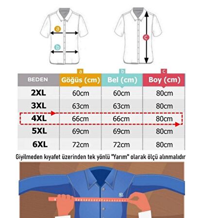 Erkek Battal 125 Kilo İçin Uygun Kısa Kol İnce Gömlek