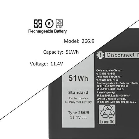 Dell Inspiron 14 5490 Batarya