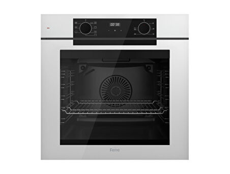 Ferre Artline Beyaz Ankastre Set (D078-SA Beyaz Davlumbaz - CS206-FA 60 cm Beyaz Ocak - QEP63CB Fryart Beyaz Fırın)