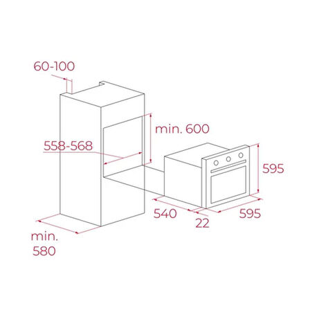 Teka Beyaz Ankastre Set (HAK 627 WH - GBC 75030 WH - TVT 60.1 WH)