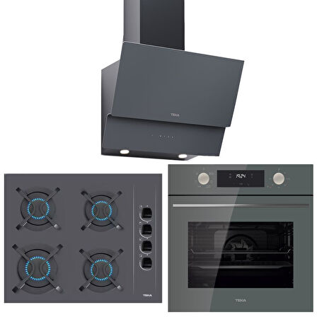 Teka CHEF 4 Gri Ankastre Set (HAK 625 ST - GBC 64002 KBC ST- ATV 60 PRO ST)