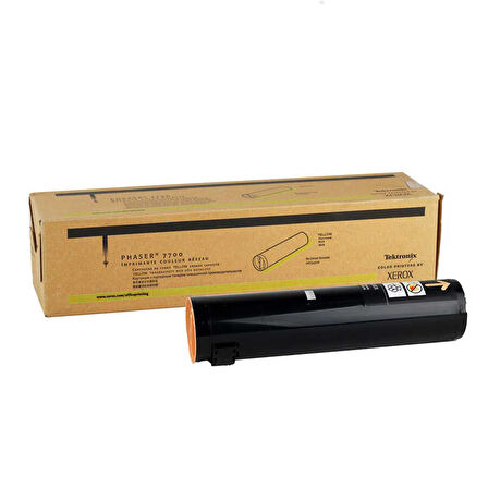 Xerox Phaser 7700-016188100 Sarı Orijinal Toner