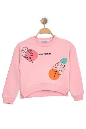 8-12 Yaş Kız Çocuk Sweat Pembe - 725553.1576.